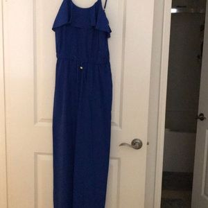 Michael Kors cobalt blue jumpsuit